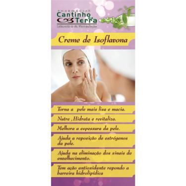 Imagem de Creme Facial Isoflavona 30g - Kit com 3 unidades
