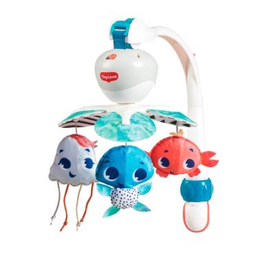 Imagem de Móbile Berço Musical Giratório Bebê Tiny Love Animais Oceano