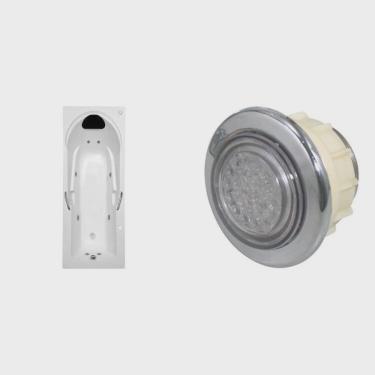 Imagem de Banheira de Hidromassagem Capri Astra em Gel 170x80x46cm - P6 - 220v - sem Aquecedor e Cromoterapia