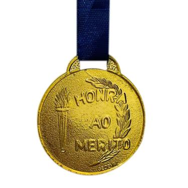 Imagem de Medalha Honra Ao Mérito Ouro Prata Bronze Diâmetro 3,5cm ouro