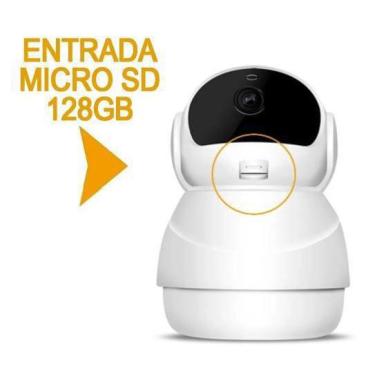 Imagem de Câmera Segurança Ip Wifi Áudio Vídeo Sensor De Movimento