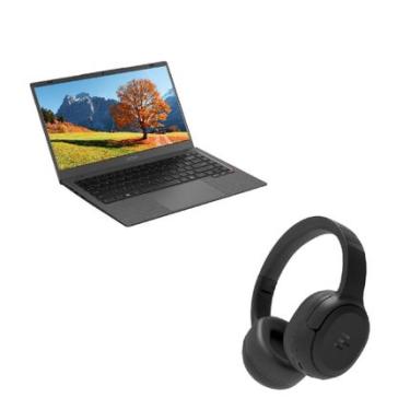 Imagem de Notebook Ultra, Linux 15,6 Pol. Intel Celeron 240GB SSD 8GB RAM + Headphone Pulse UB2621KB UB2621KB