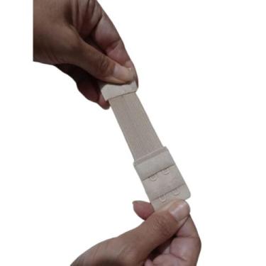 Imagem de kit com 2 extensores elásticos para Soutien com 2 ganchos e 2 regulage