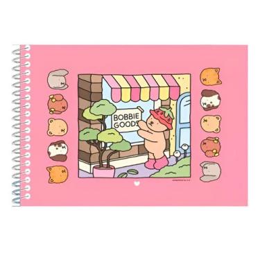 Imagem de Livrinho de Colorir Capa Dura Bobbie Goods 50 pg Rosa - ShopMix