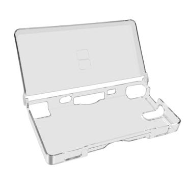 Imagem de 1 capa rígida protetora de cristal transparente NDSL, capa transparente compatível com Nintendo DS Lite NDSL capa rígida transparente para NDS Lite