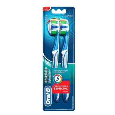 Imagem de Escova Dental Oral B Complete 5x Macia 40 Leve 2 Pague 1 - ORAL -B