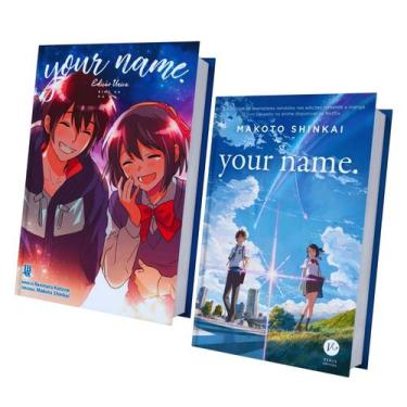 Imagem de KIT Mangá Your Name Edição Única + Livro Kimi no Na Wa em Português - 