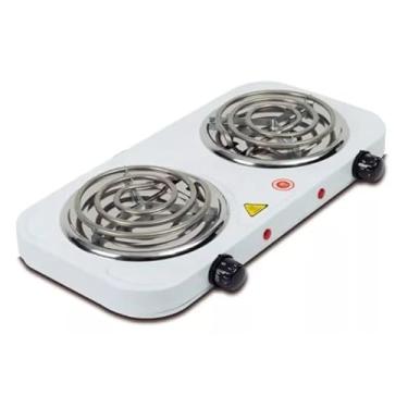 Imagem de Fogareiro Elétrico 2000 Watts Fogão Cooktop Qualquer Panela(Branco,110V)