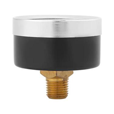 Imagem de Medidor Hidráulico 40mm, Placa de Mostrador, Escala Dupla, Caixa Externa de Metal, água, óleo, Instrumento de Discagem Com Conexão de Rosca 1/8npt