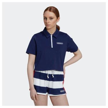 Imagem de Camiseta Adidas Polo Marinho Mulher-Feminino