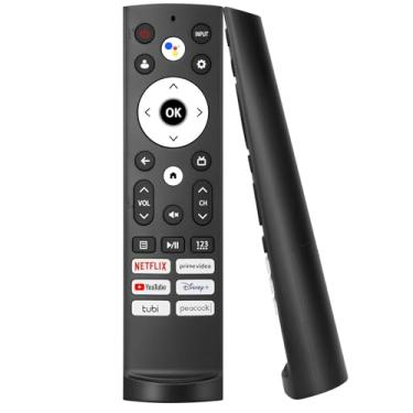 Imagem de Controle remoto de substituição para Hisense Smart Google TV, para controle remoto Hisense Android/Google Smart TV, com função de voz