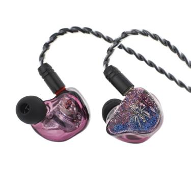 Imagem de Linsoul Kiwi Ears Forteza in Ear Monitor, fones de ouvido com fio HiFi 1BA + 2DD, fones de ouvido para jogos, fones de ouvido híbridos IEM para drivers, com cabo IEM destacável para músicos jogadores