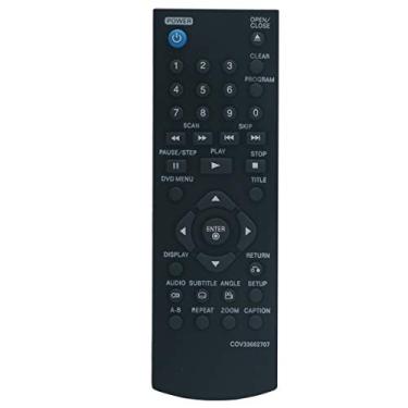 Imagem de Controle remoto de substituição COV33662707 aplicável para LG DVD Player DVX530 DVX532 DVX550 DVX552 DVX553k DVX556k DVX550 DV551 DV550 DV586 DV556 DV552 DVX583K DVXXXXXX583K 580 DVD. X640 DVX642