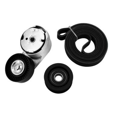 Imagem de GLOCRORET Kit de tensor de correia de transmissão e polia intermediária adequado para Dodge Grand Caravan/Avenger/Journey, para Chrysler 200/Town & Country, Ram C/V 3.6L V6 Engine, substituição