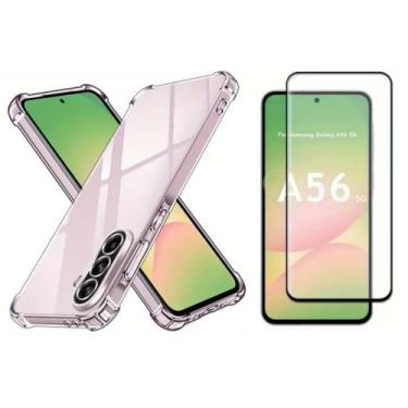 Imagem de Capa Capinha Anti Impacto e Película 9D Para Samsung Galaxy A16 A26 A3
