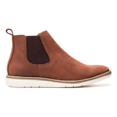 Imagem de Botina Moderna Feita Em Couro Rustico Com Solado De Borracha - Ranster