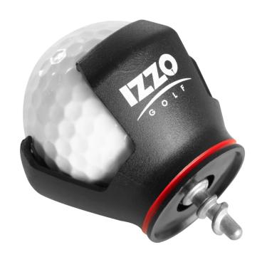 Imagem de Izzo Pegador de bola de golfe – pegador de putter Grabber 3 peças garras, pegador de bola de golfe com design de parafuso para o seu putter, preto
