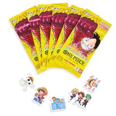 Imagem de MENBLY One-Piece! Card Game 500 Years in The Future Booster Box OP-07 | 6 Pack Set x 6sheets = 36sheets | Japanese Edition, Rarity Breakdown Included, Ideal for Card Games Enthusiasts & Collectors
