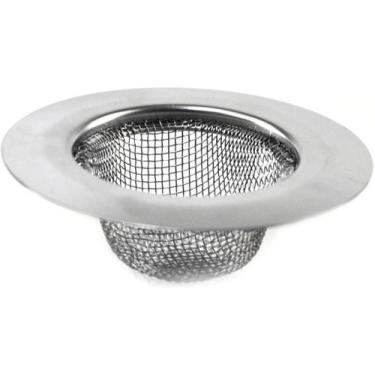 Imagem de Ralo Ralinho Tanque Pia Cozinha Japonês 7cm Metal - Evolvere