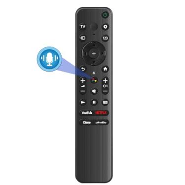 Imagem de Substituição do controle remoto por voz para Smart TVs Sony TV 4K UHD LED LCD HD com botões rápidos (800U-3)