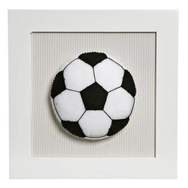 Imagem de Quadro Decorativo Bola Futebol Quarto Bebê Infantil Menino - Potinho d