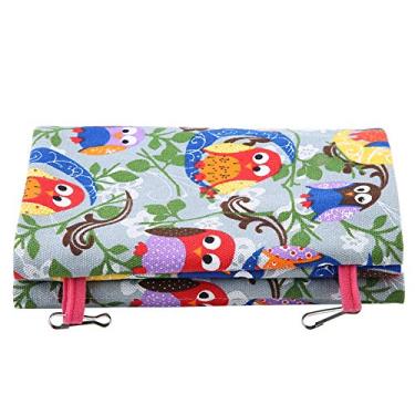 Imagem de aqxreight Pássaro de Animais de Estimação Hammock Macio de Cabana Pendurada na Cabine de Caverna Brinquedo de Caverna (Lua da coruja)