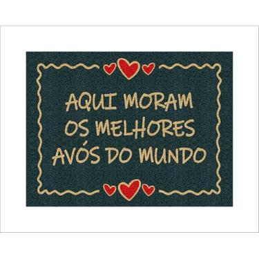 Imagem de CAPACHO AQUI MORAM OS MELHORES AVÓS DO MUNDO (BORDÔ)