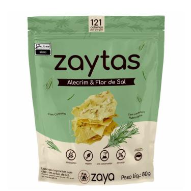 Imagem de Biscoito Zaya Zaytas Alecrim & Flor de Sal 80g