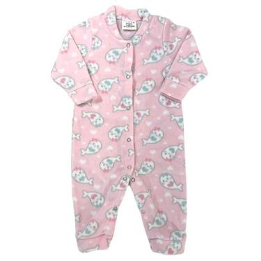 Imagem de Macacão Soft Estampado Pettenati Com Botão Bebê Inverno - Fofotinhos, 