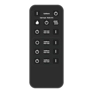 Imagem de PERFASCIN Substituição de controle remoto para lareira elétrica Dimplex Optiflame Exbury Club RC01-022 RC01022 FP06018