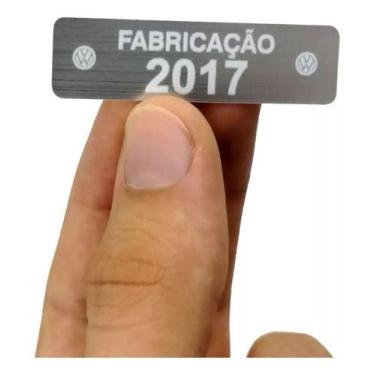 Imagem de Adesivo Etiqueta Ano Fabricação Compatível Volkswagen 2017 - SPTS