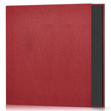 Imagem de popotop Álbum De Fotos 4X6 Com 600 Bolsos Para Presentes Casamento, Álbuns Capa Dura Linho, Aniversário Família, Férias Bebê