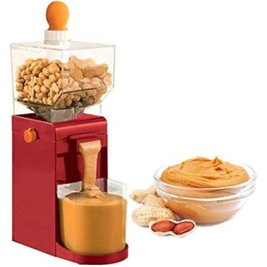 Imagem de Máquina Elétrica Da Manteiga De Amendoim 110v/220v, Manteiga De Amendoim Portátil 500ml Que Fabrica O Grider Da Grão Do Hazelut Da Porca De Caju Do Amendoim Do Cor Do Café