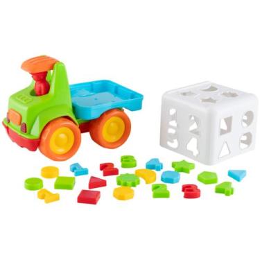 Imagem de Caminhão de Brinquedo Encaixes Baby Truck - Roda Livre Roma Jensen com