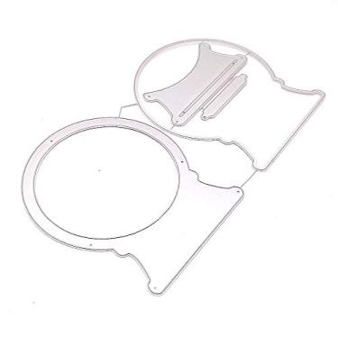 Imagem de KSCRAFT Agitador de globo de neve, moldes de corte de metal, estênceis para scrapbooking/álbum de fotos decorativo em relevo cartões de papel DIY