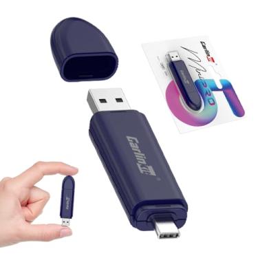 Imagem de CarlinKit Mini SE Pro adaptador sem fio para Android Auto & CarPlay, mini converte dongle com fio para sem fio para USB-C/A Plug and Play portátil de baixa latência/iPhone iOS 10+ / Android 11+