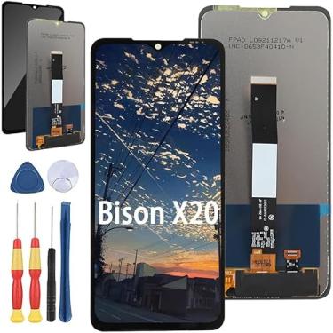 Imagem de Yuxyiony Nova tela de substituição para tela LCD Umidigi Bison X20 e acessórios de ferramenta de substituição.