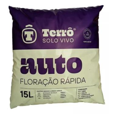 Imagem de Terrô Auto Substrato Semente Germinação Mudas Grow Indoor 15l