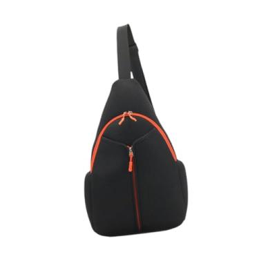 Imagem de Colaxi Bolsa tiracolo, mochila transversal para raquetes de badminton, tênis e pickleball, Preto