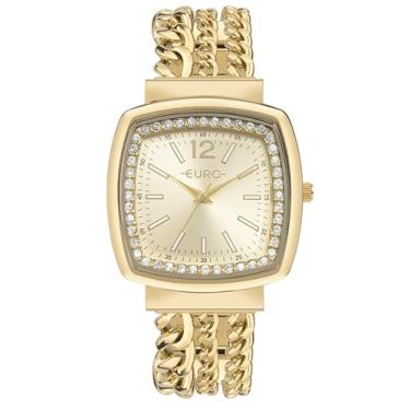 Imagem de Relógio Euro Feminino Chains Dourado - EU2035YVE/4D