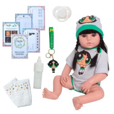 Imagem de Boneca Reborn Bebê De Silicone Meninas Super Poderosas - Cegonha Rebor