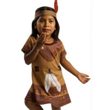 Imagem de Fantasia Roupa Infantil Índio Com Pena De E.v.a Envio Já ! - SGB MODAS
