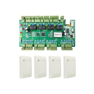 Imagem de 4 Doors Access Control Board Access Control Panel+4 RFID Readers+Free Software