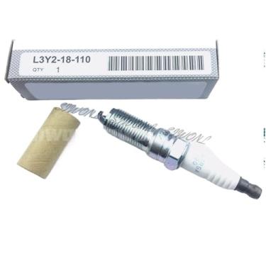 Imagem de 10/50 peças L3Y2-18-110 ILTR5A13G compatível para vela de ignição Iridium compatível para Mazda 3 5 6 CX-7 compatível para Lincoln Tribute 2.5L L3Y218110 ILTR5A-13G(10pcs)