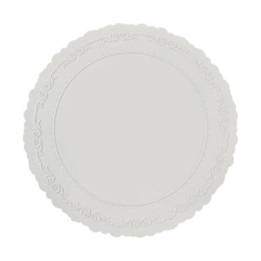 Imagem de Generic Jogo americano de silicone, elegante, antiderrapante, para casa, hotel, café, cozinha, festas, Cinza