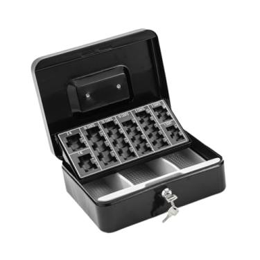 Imagem de Milageto Caixa de gaveta de dinheiro caixa de dinheiro caixa de dinheiro caixa caixa de dinheiro para restaurante comercial, Preto