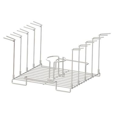 Imagem de 4 Em 1 suporte de frango, porta -frango do lata de cerveja | 4 em 1 LAN STAND FALHO | Ferramenta de aço inoxidável com 10 slots, espetos de churrasco para grelhar e piquenique ao ar livre