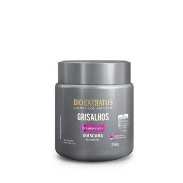 Imagem de Máscara Desamareladora Bio Extratus Para Cabelos Grisalhos 250g