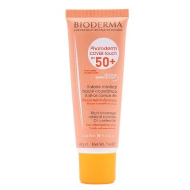 Imagem de Protetor Solar Facial Bioderma Photoderm Cover Touch Cor Dourado FPS50