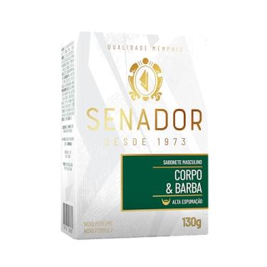 Imagem de Sabonete Corpo e Barba em Barra de 130g, Linha Senador, Memphis